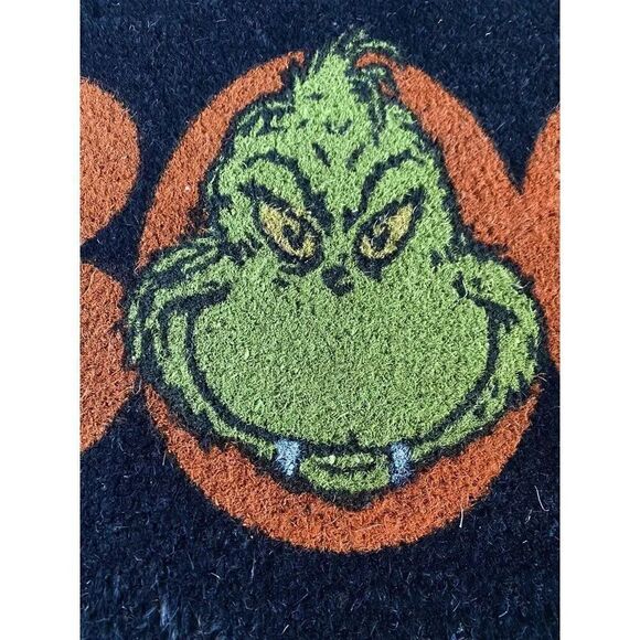 The Grinch Doormat Welcome Coir Mat Porch Halloween Vampire BOO Door Mat NEW - Picture 6 of 9